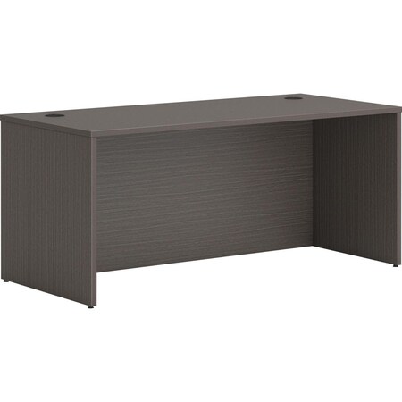 Seatsolutions 66 in. Rectangle Shell Desk, Slate Teak SE2472663
